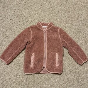 H&M Dusty Rose Fleece Jacket